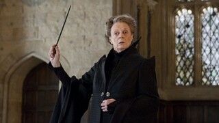 Profesor McGonagall: Berpenampilan tegas namun terkadang arogan, sahabat Dumbledore, kepala sekolah 