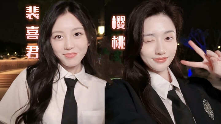 The collaborative联动 with Xijun Cherry is so delightfully girly!