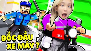 Roblox Nhưng Mình BỐC ĐẦU BẰNG XE MÁY Để Obby ???