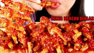 ASMR CEKER MERCON SEBLAK PEDESNYA BIKIN MELEK | ASMR MUKBANG INDONESIA