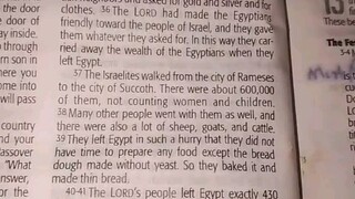 Daily Verse.                  Exodus 12:35-42