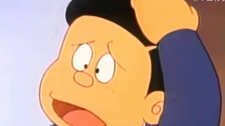 Nobita: They are out enjoying the moon during New Year's Eve, I am at home with a fever and getting 