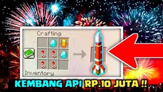 Aku beli 10 juta MERCON & KEMBANG API Untuk Malam Tahun Baru 2024 di MINECRAFT !!