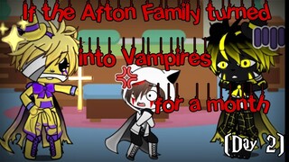 The Afton Family turned into Vampires for 2 weeks (day 2) [¿Original Idea]