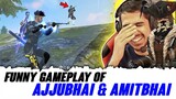 NEXT LEVEL FUNNY GAMEPLAY OF AJJUBHAI AND @Desi Gamers IN DUO VS SQUAD - FREE FIRE HIGHLIGHTS