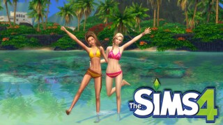 Travel Routine at a Beach Resort With Teen Goldie  - Titi Plus Sims 4