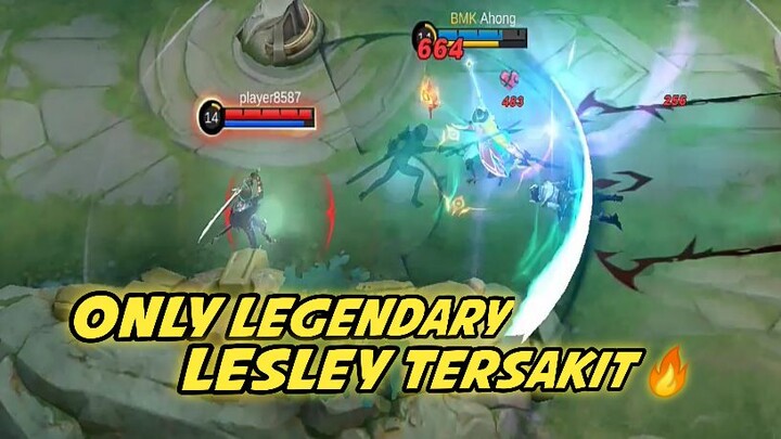 GAMEPLAY LESLEY TERSAKIT !! LEGENDARY TANPA HENTI 🔥