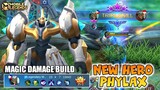 New Hero Phylax Gameplay , Magic Damage Build - Mobile Legends Bang Bang
