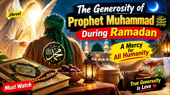 The Generosity of Prophet Muhammad ﷺ During Ramadan | Islamic History & Hadith