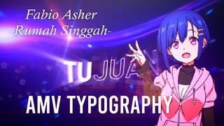 Fabio Asher - Rumah Singgah | AMV Typography Alight Motion Preset