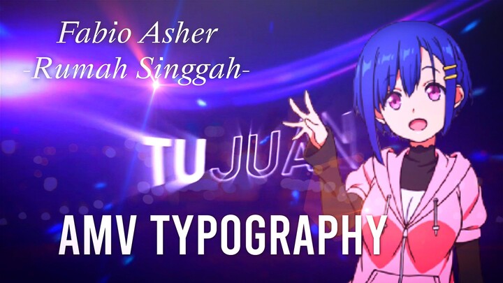 Fabio Asher - Rumah Singgah | AMV Typography Alight Motion Preset