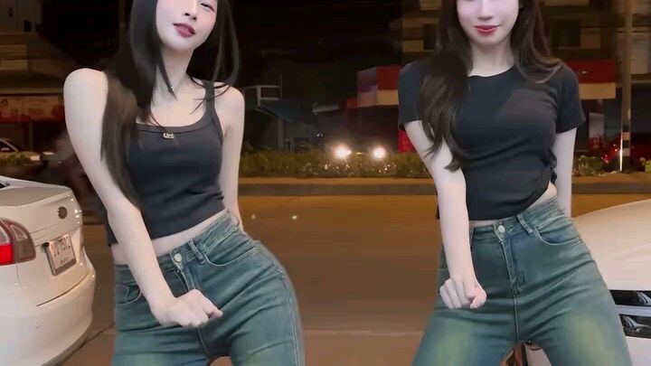 สาวสวยน่ารักเต้น เข้าจังหวะมาก😍