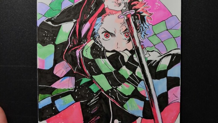 [Marker] Drawing a handsome Kamado Tanjirou