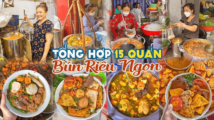 TỔNG HỢP 15 QUÁN BÚN RIÊU Topping siêu đỉnh ngon nhất nhì Sài Gòn | Địa điểm ăn uống