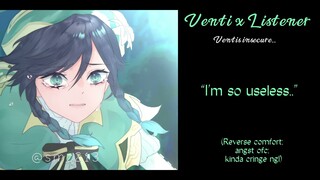(Reverse comfort) -Insecure Venti x Listener- ~cuddles and tears~ 😢