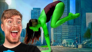 she hulk transformation shrink to giant women part 2 reaction