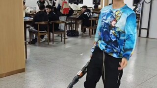 食堂来了个韩信学长，在线表演夺命十三枪
