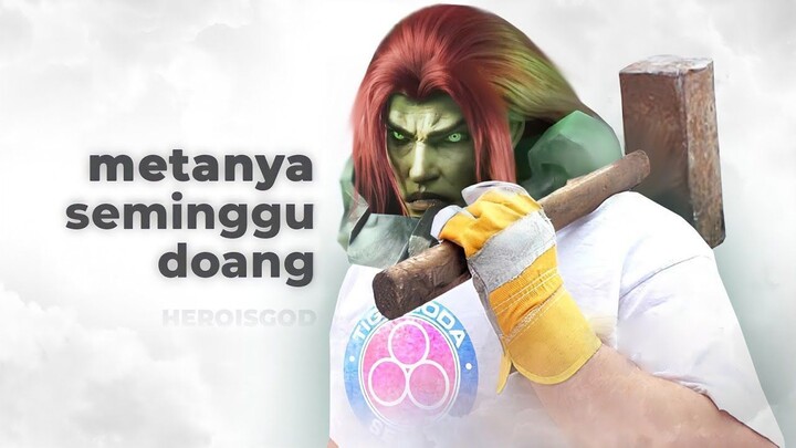 om om kuli ini metanya seminggu doang