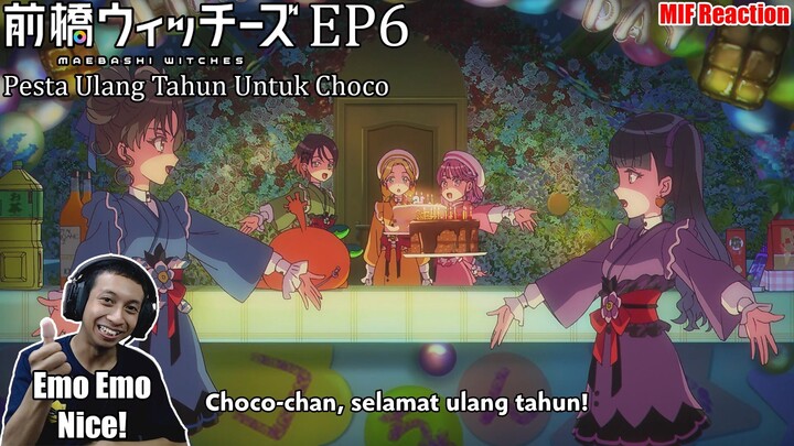 [ID Blind Reaction] Maebashi Witches EP6 - Pesta Ulang Tahun Untuk Choco