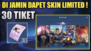30 TIKET ! 2 RONDE, DI JAMIN DAPET SKIN LIMITED !! EVENT KESUKAAN PLAYER GRATISAN