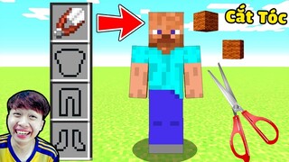 Không Cười Không Lấy Tiền Đâu !! Kéo Cắt Hết Tóc Của Vinh 😂 Minecraft THỬ THÁCH