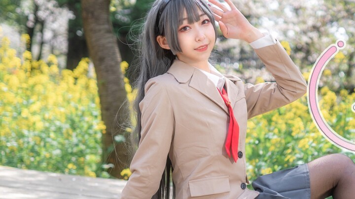 Senior Mai debuted under the cherry blossoms! Blooming with dreams♥【Lying Silkworm】