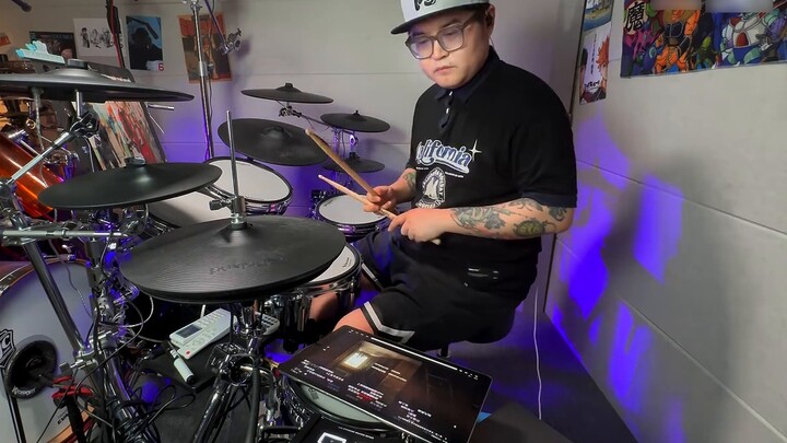 What would happen if a drummer who is slacking off came across the band animation "Rock and Roll is 