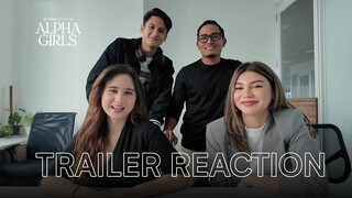 Reaksi Para Cast Nonton Trailer Pertama Kali | Alpha Girls
