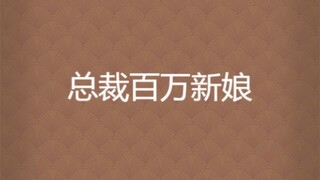 【迪奥先生】总裁的百万新娘