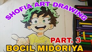 menggambar bocil midoriya lucu part. 3