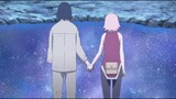 Sasuke and Sakura holding hands "Romantic Moment" Sasuke Retsuden Volt 285
