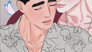 [Leopard top x human bottom] Having a child | The little leopard treats the male mother to a lollipo