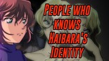 Detective Conan characters who know Ai Haibara's identity