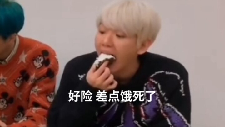 Byun Baekhyun is eating cake, and Oh Sehun looks utterly disgusted—this brother is hilarious!