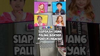 Farel vs Boram vs Diana vs Nastya: Siapa Paling Banyak Pendukungnya?!! | MRI PanSos Kap #Shorts