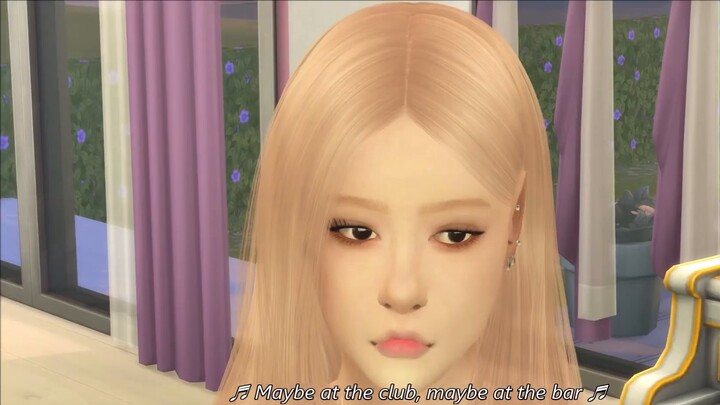 【The Sims 4】 【BLACKPINK】 Véo cô tiên nhỏ của ROSÉ Park Chae Young | SIMS 4 BLACKPINK ROSÉ CAS + Chơi