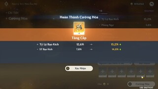 Genshin Impact - Đập thánh di vật cho baal và cái kết - Upgrade artifact for Baal