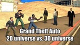 M.U.G.E.N Battle: GTA 3D Universe against 2D Universe