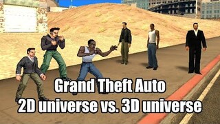 M.U.G.E.N Battle: GTA 3D Universe against 2D Universe