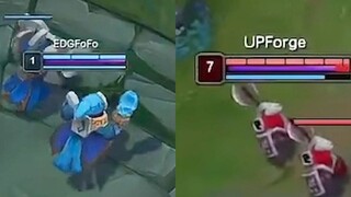 The difference in acting between FoFo and Forge