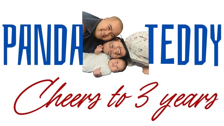 Cheers to three years of Panda & Teddy