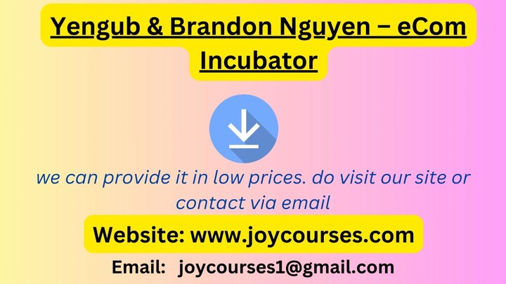 Yengub & Brandon Nguyen – eCom Incubator