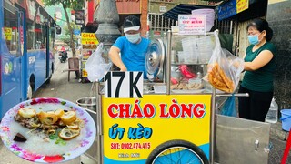CHÁO LÒNG 17k rẻ nhất ,chất lượng 5 sao bán chưa đầy 2 tiếng trên vỉa hè Sài Gòn I HiepVlog # 17