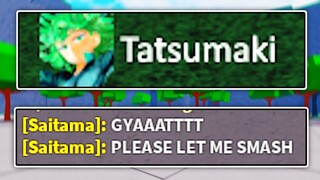 Trolling SIMPS With The TATSUMAKI UPDATE.. (The Strongest Battlegrounds)