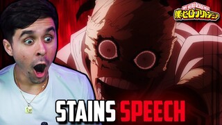 "STAIN SPEAKS THE TRUTH" MY HERO ACADEMIA SEASON 6 EPISODE 25 REACTION!
