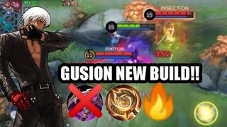 GUSION NEW BUILD 2021| MOBILE LEGENDS