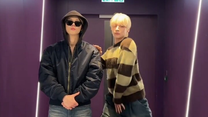 【Choi Yeon-jun & Hsu Ning Kai】Kalian berdua malah syuting tarian penguin di Hong Kong? 260112 deh, e