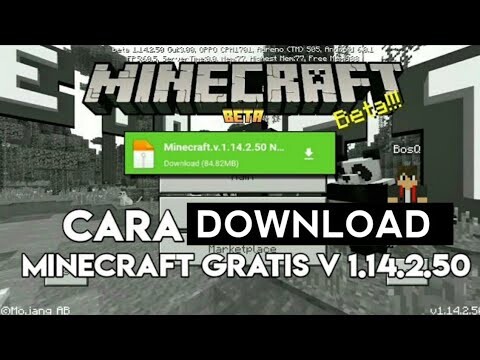 CARA DOWNLOAD MINECRAFT TERBARU || v1.14.2.50