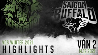 Highlight SGB vs CES [VÁN 2][VCS Mùa Đông 2021][Tuần 5 - 14.12.2021]