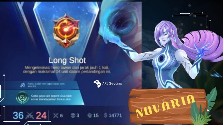 NOVARIA SI PALING LONG SHOT!!!